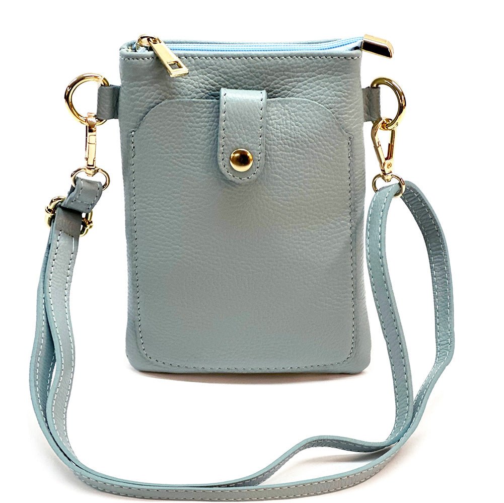 Eterna Italian Leather Crossbody Bag – Elegant Compact Crossbody for Women - Leather Italiano
