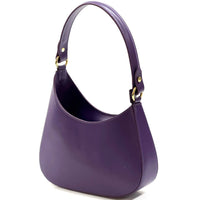 Eva Small Leather Hobo Bag: Versatile Style - Leather Italiano