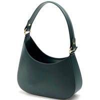 Eva Small Leather Hobo Bag: Versatile Style - Leather Italiano