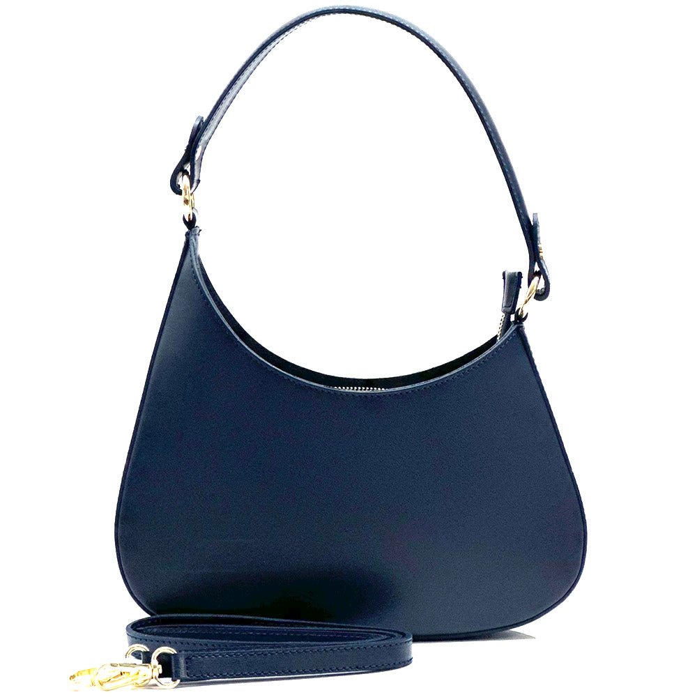 Eva Small Leather Hobo Bag: Versatile Style - Leather Italiano