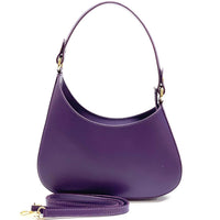 Eva Small Leather Hobo Bag: Versatile Style - Leather Italiano