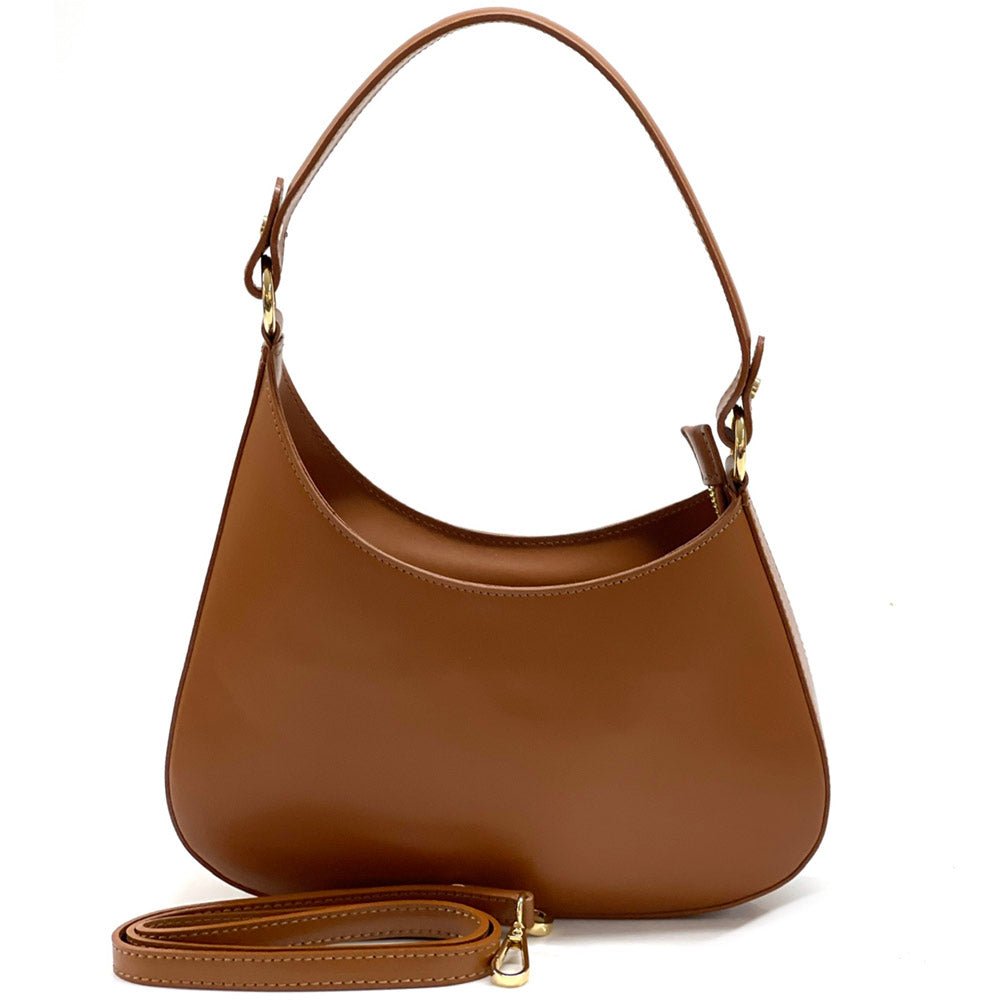 Eva Small Leather Hobo Bag: Versatile Style - Leather Italiano