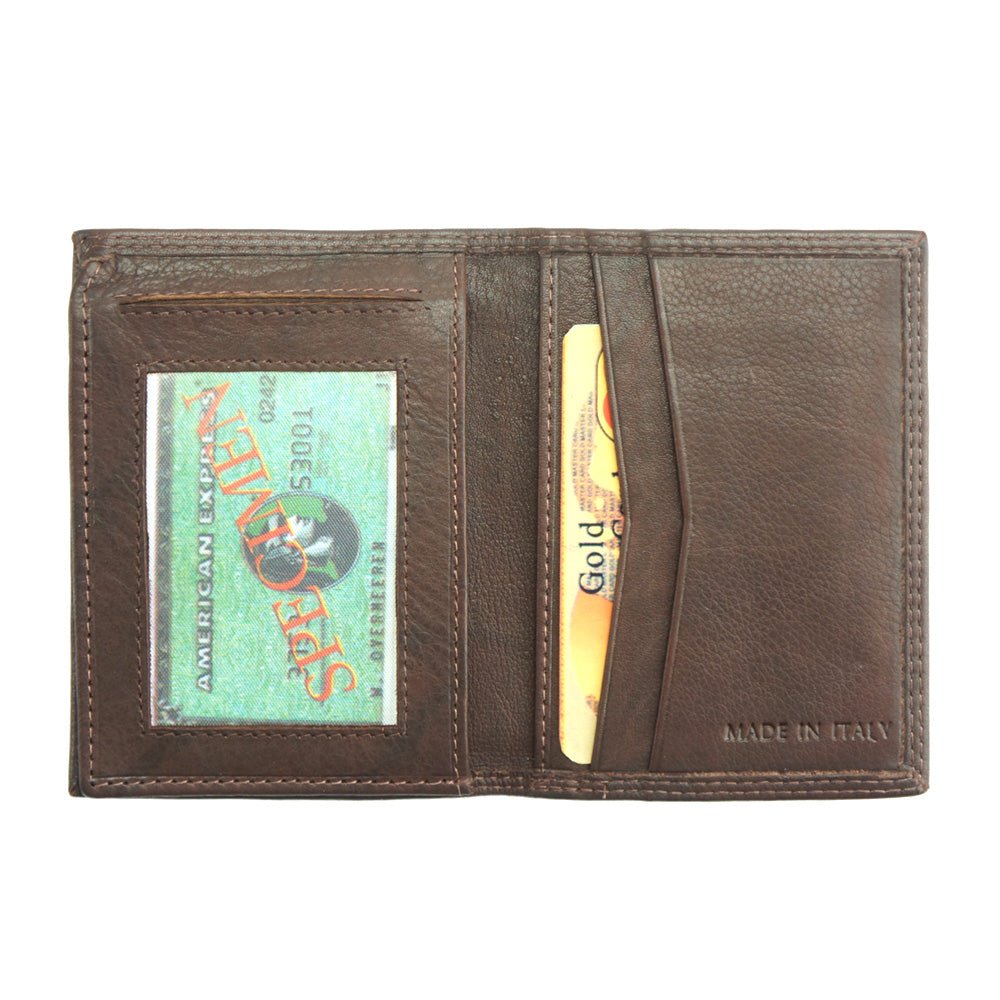 Evan Italian Leather Coin Wallet - Stylish and Functional - Leather Italiano