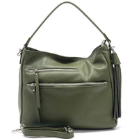 Evelyn leather shoulder bag - Leather Italiano