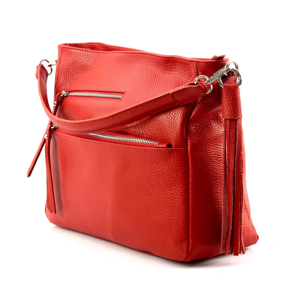 Evelyn leather shoulder bag - Leather Italiano