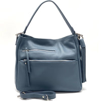 Evelyn leather shoulder bag - Leather Italiano