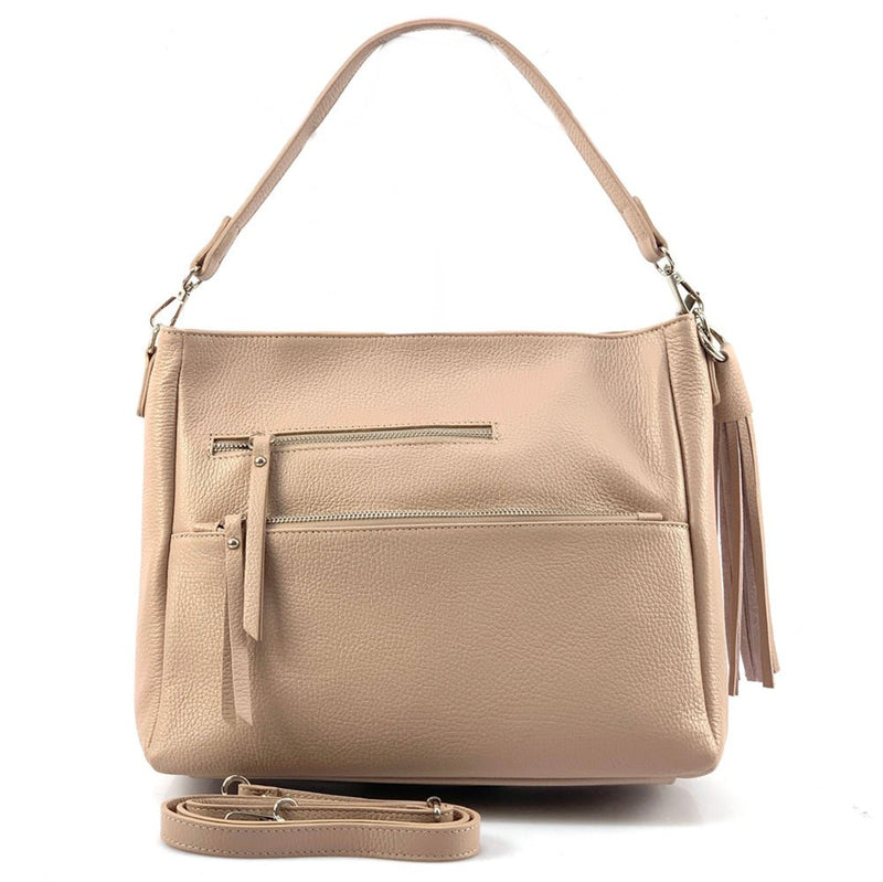 Evelyn leather shoulder bag - Leather Italiano