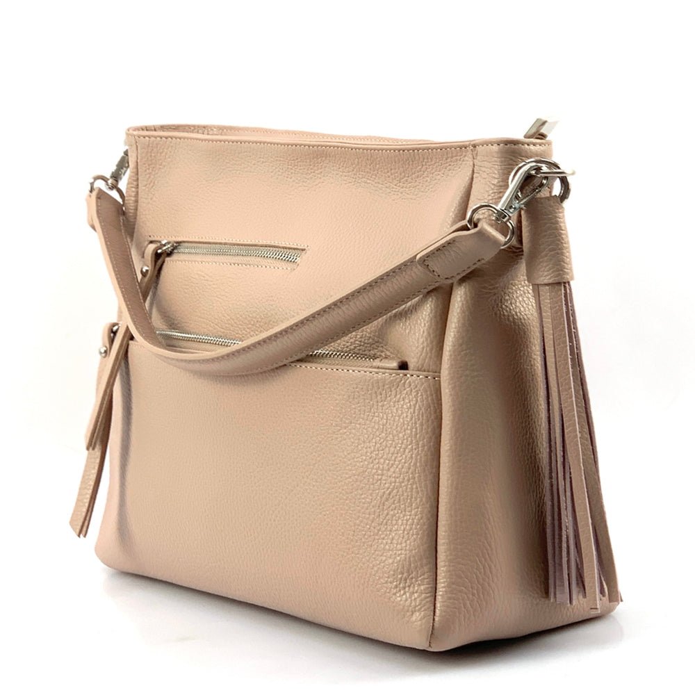 Evelyn leather shoulder bag - Leather Italiano