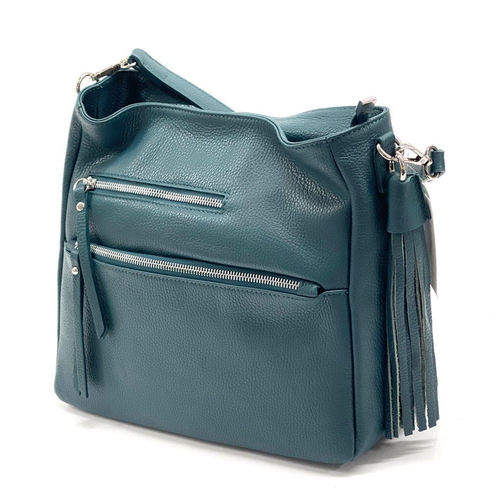 Evelyn leather shoulder bag - Leather Italiano