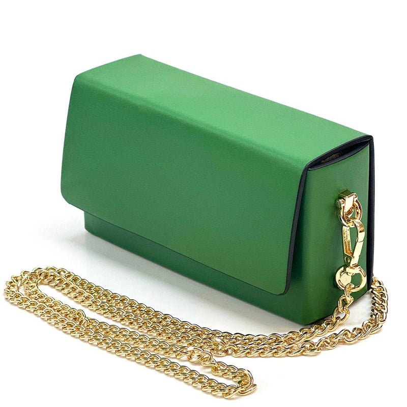 Evelysa Leather Mini Shoulder Bag - Leather Italiano