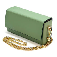 Evelysa Leather Mini Shoulder Bag - Leather Italiano