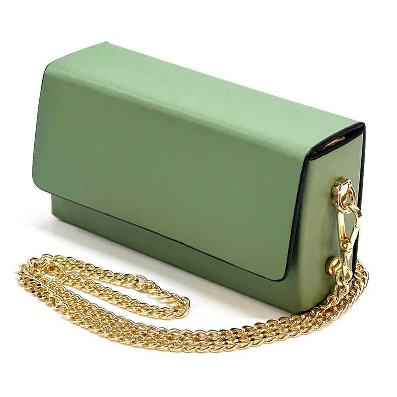 Evelysa Leather Mini Shoulder Bag - Leather Italiano