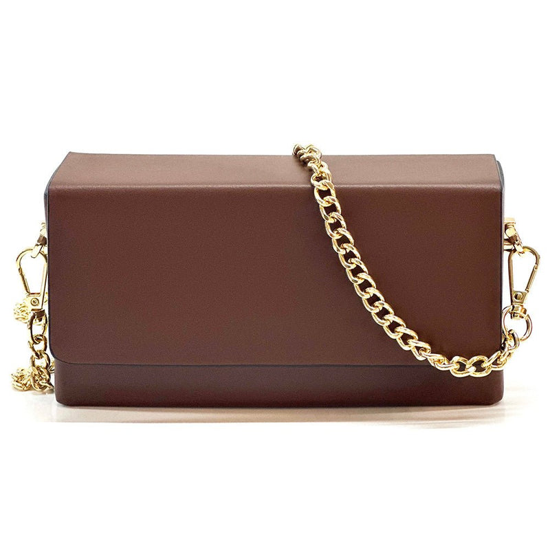 Evelysa Leather Mini Shoulder Bag - Leather Italiano