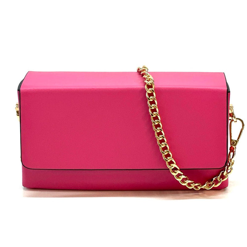 Evelysa Leather Mini Shoulder Bag - Leather Italiano