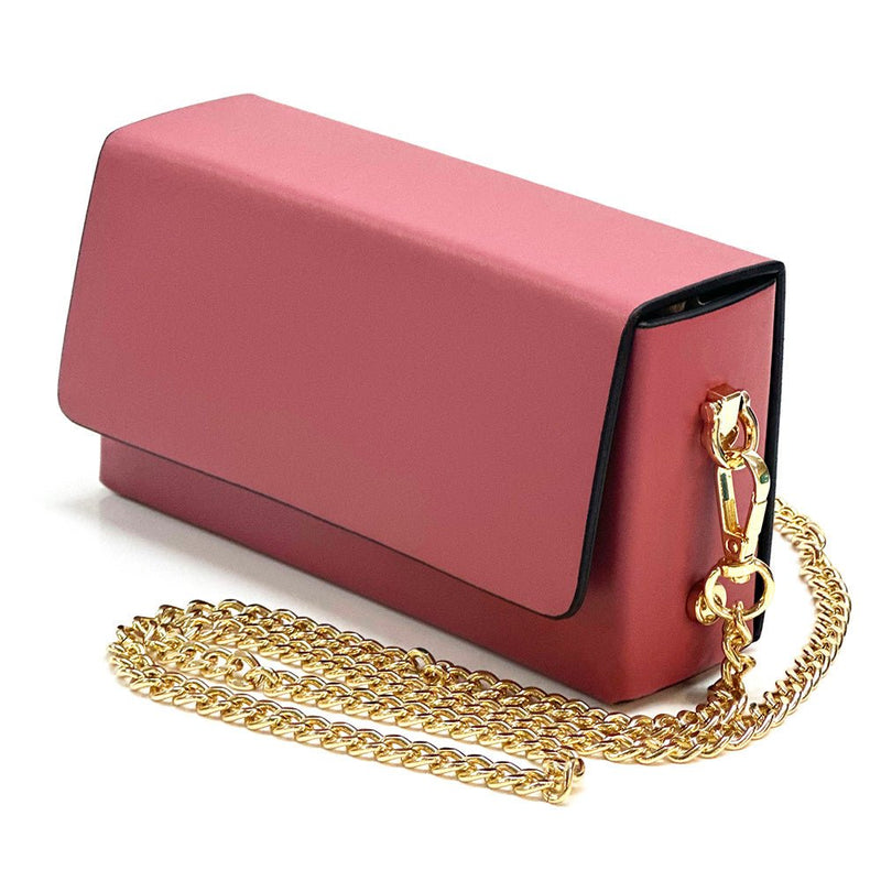 Evelysa Leather Mini Shoulder Bag - Leather Italiano