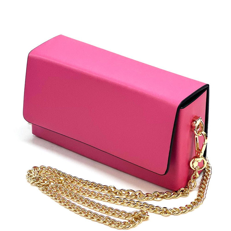 Evelysa Leather Mini Shoulder Bag - Leather Italiano