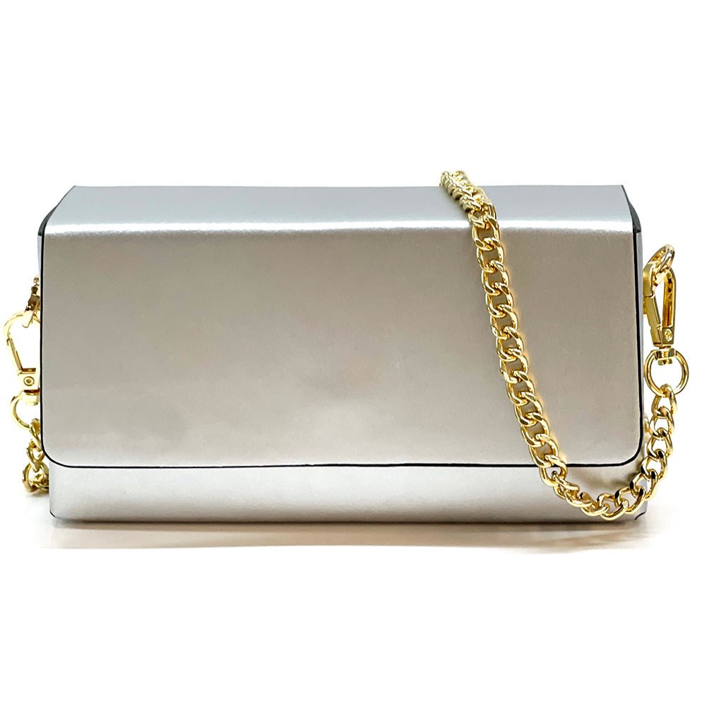 Evelysa Leather Mini Shoulder Bag - Leather Italiano