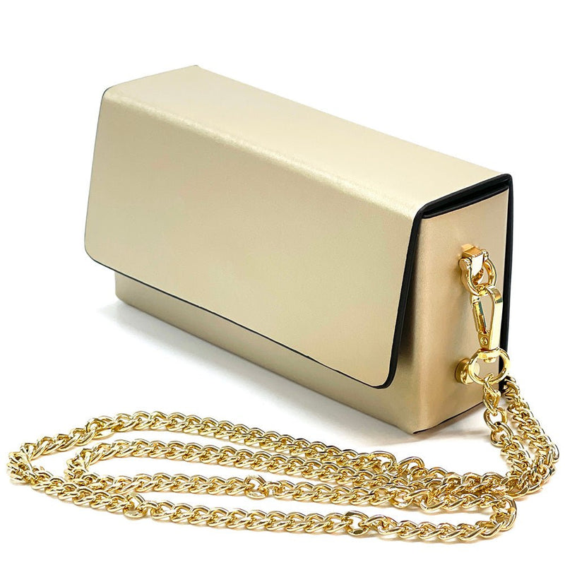 Evelysa Leather Mini Shoulder Bag - Leather Italiano