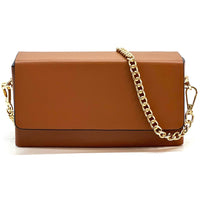 Evelysa Leather Mini Shoulder Bag - Leather Italiano