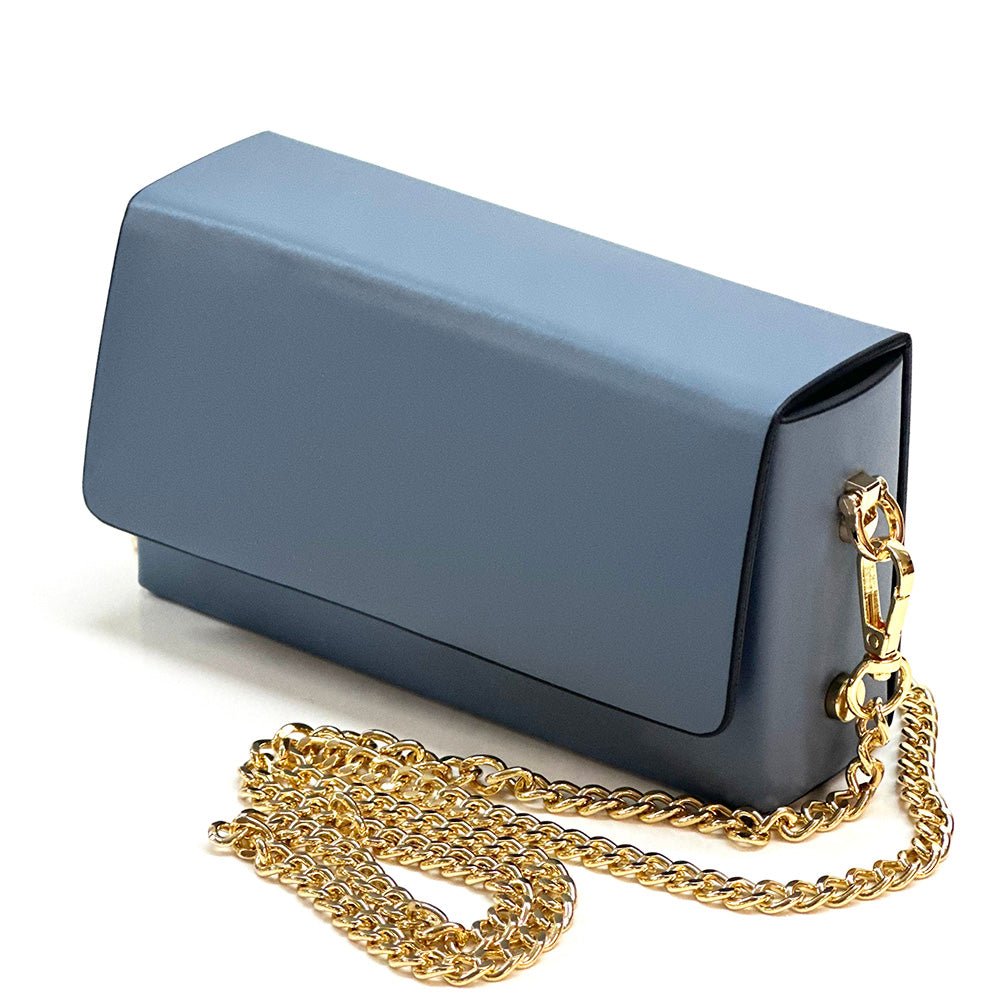 Evelysa Leather Mini Shoulder Bag - Leather Italiano