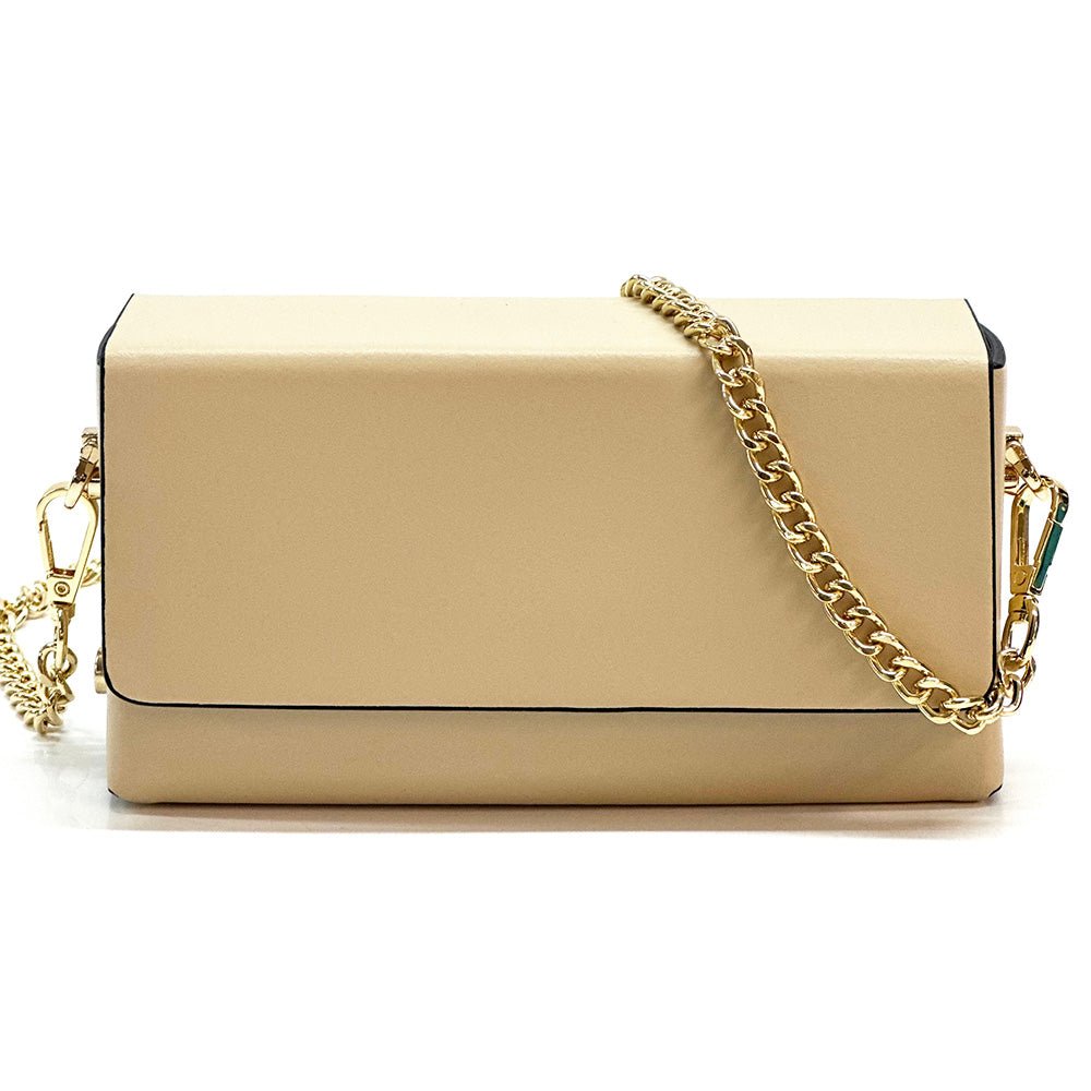 Evelysa Leather Mini Shoulder Bag - Leather Italiano