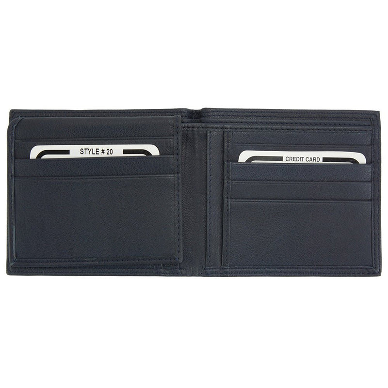 Ezio GM leather wallet - Leather Italiano