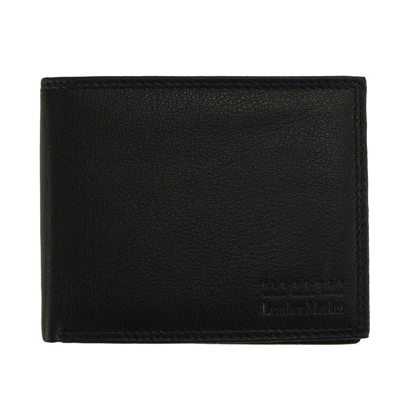 Ezio GM leather wallet - Leather Italiano