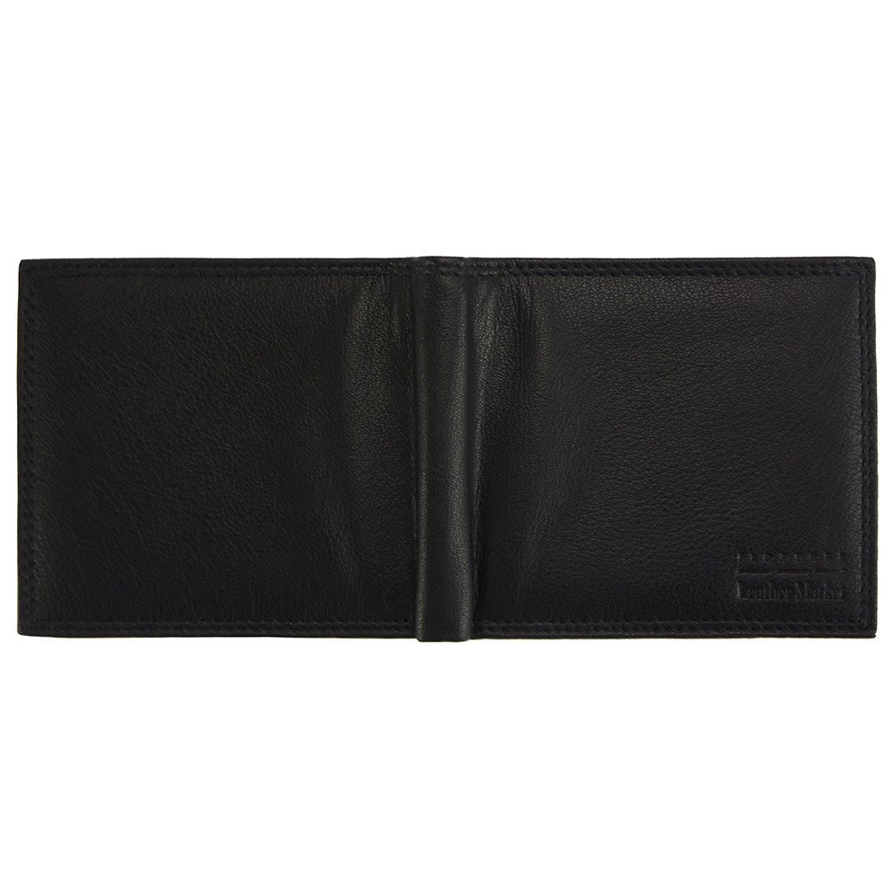 Ezio GM leather wallet - Leather Italiano