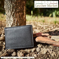 Ezio GM leather wallet - Leather Italiano