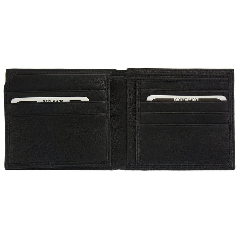 Ezio GM leather wallet - Leather Italiano