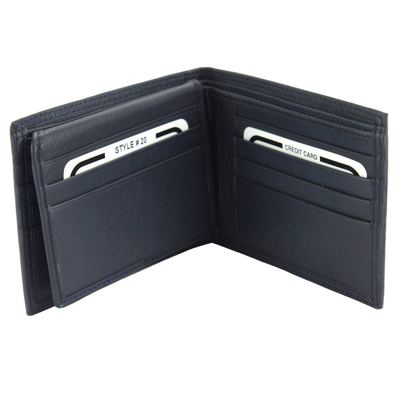 Ezio GM leather wallet - Leather Italiano