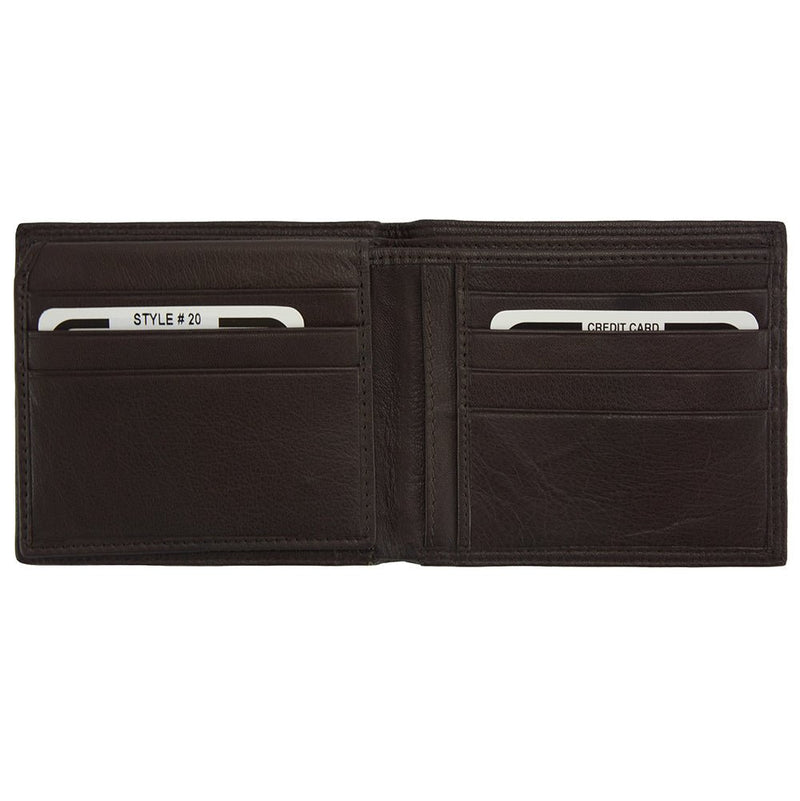 Ezio GM leather wallet - Leather Italiano