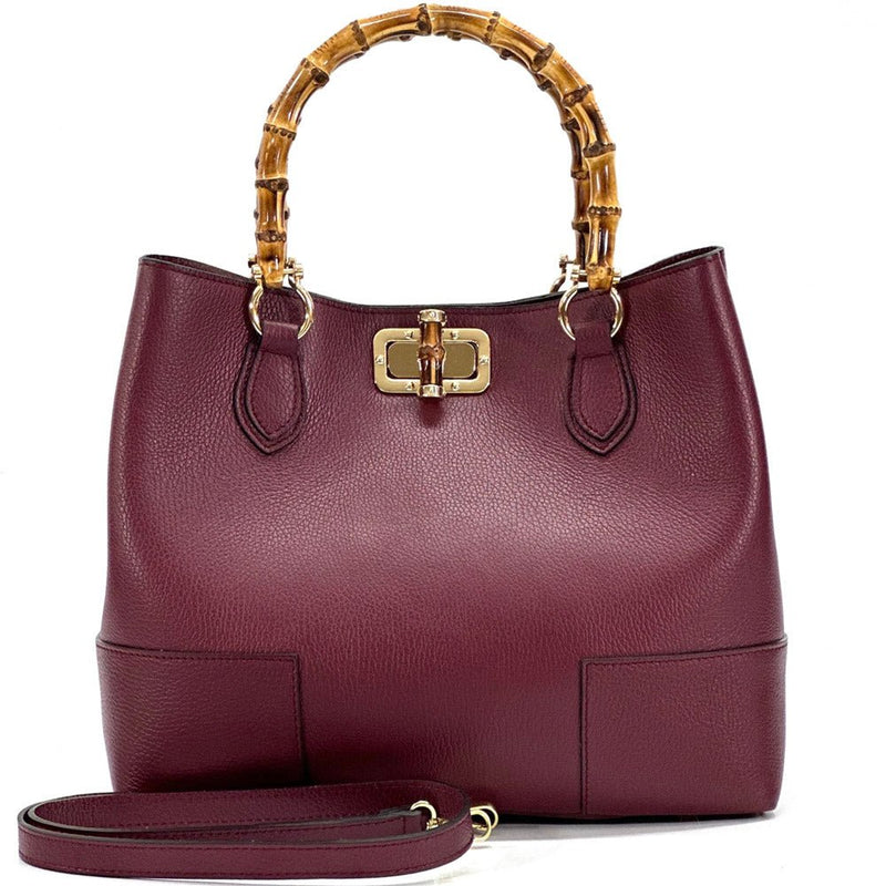 Fabrizia Tuscany Leather Handbag - Leather Italiano