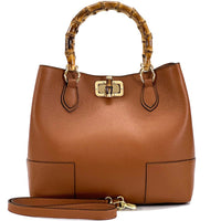 Fabrizia Tuscany Leather Handbag - Leather Italiano