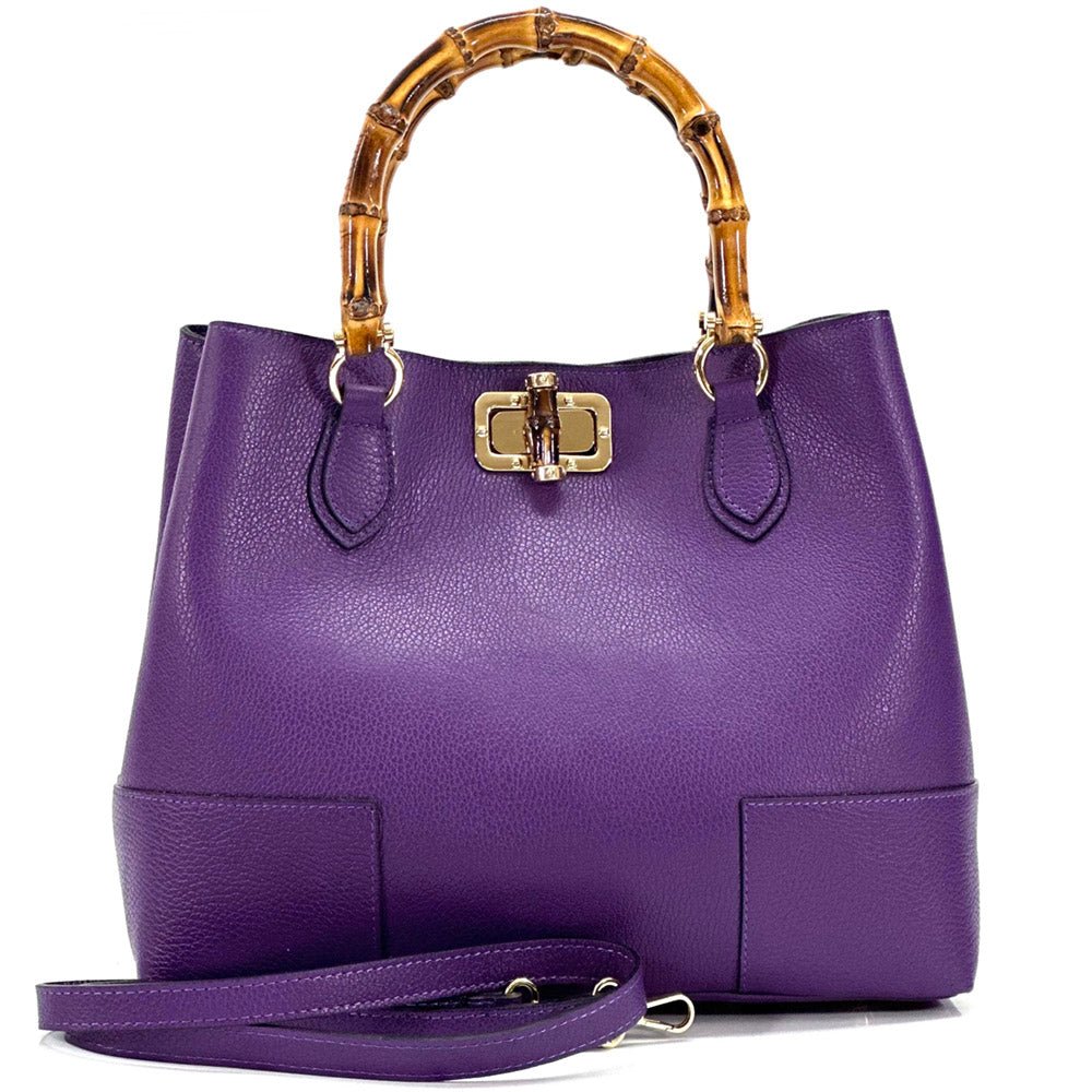 Fabrizia Tuscany Leather Handbag - Leather Italiano