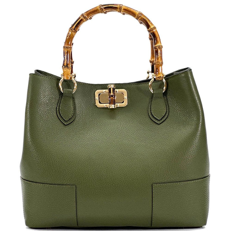 Fabrizia Tuscany Leather Handbag - Leather Italiano