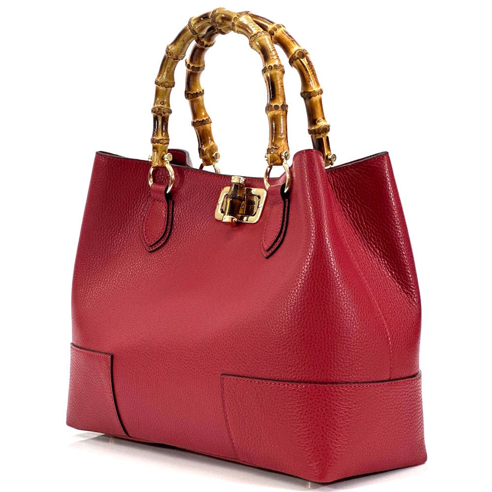 Fabrizia Tuscany Leather Handbag - Leather Italiano