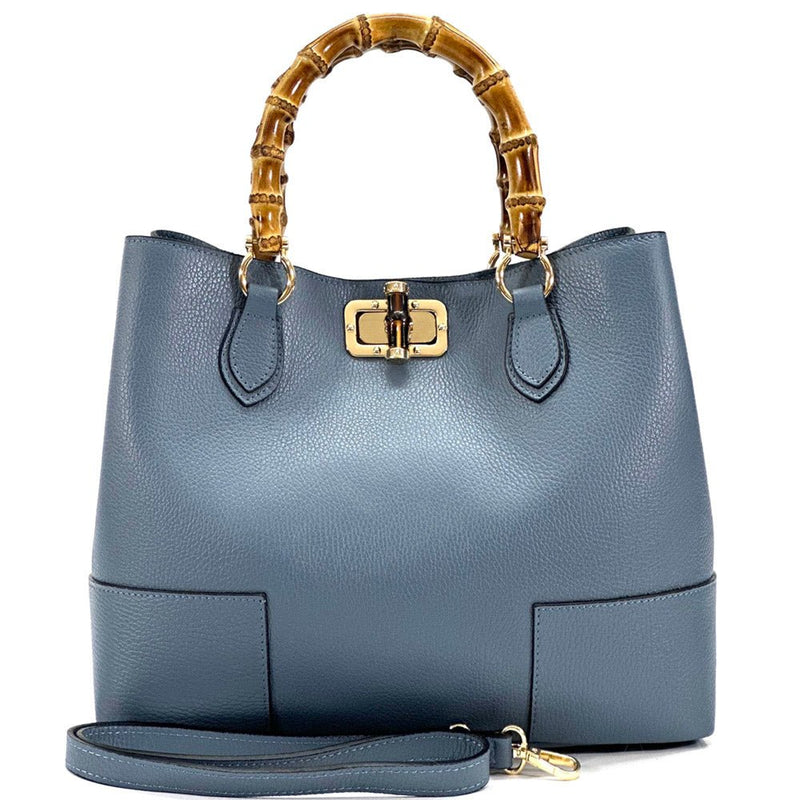 Fabrizia Tuscany Leather Handbag - Leather Italiano