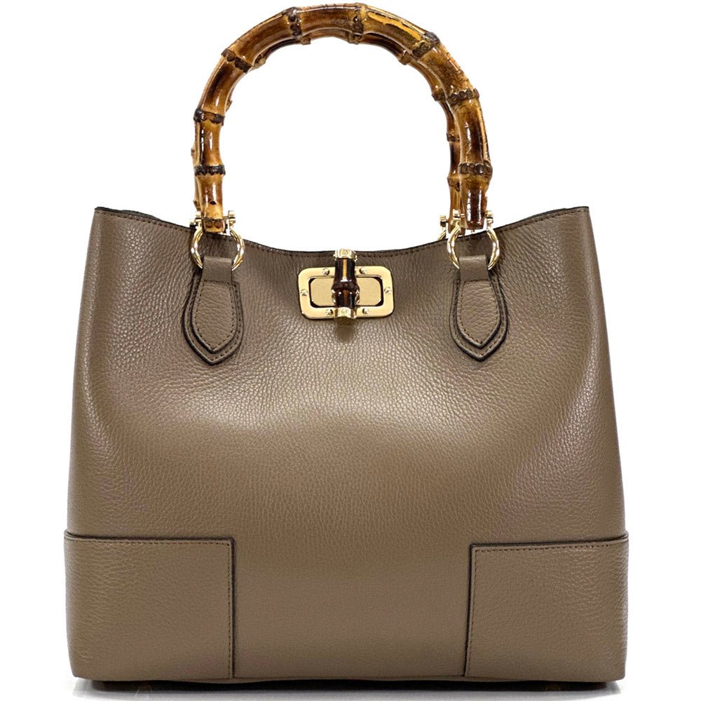 Fabrizia Tuscany Leather Handbag - Leather Italiano