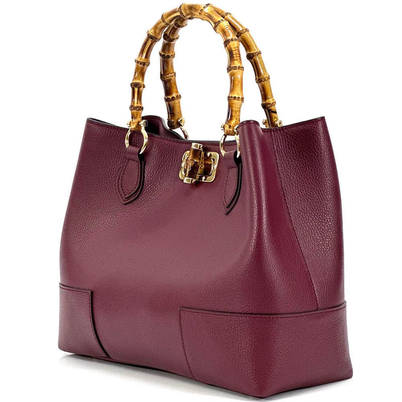 Fabrizia Tuscany Leather Handbag - Leather Italiano