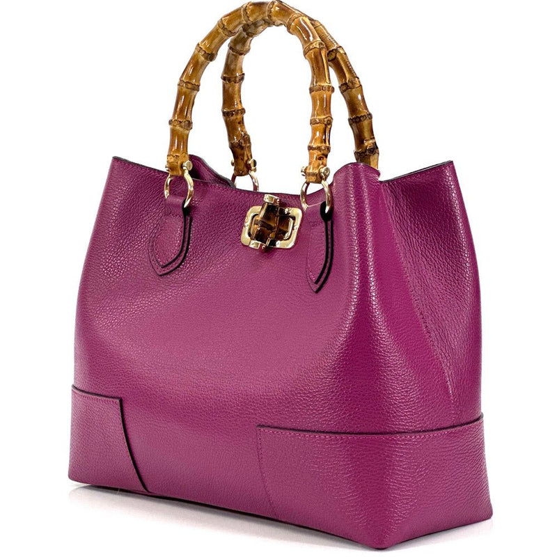 Fabrizia Tuscany Leather Handbag - Leather Italiano