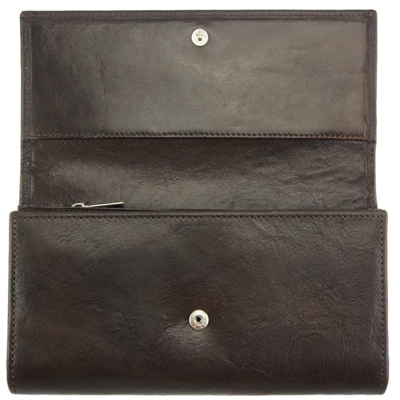 Fashion Forward Women's Wallet in cow leather - Carlotta - Leather Italiano