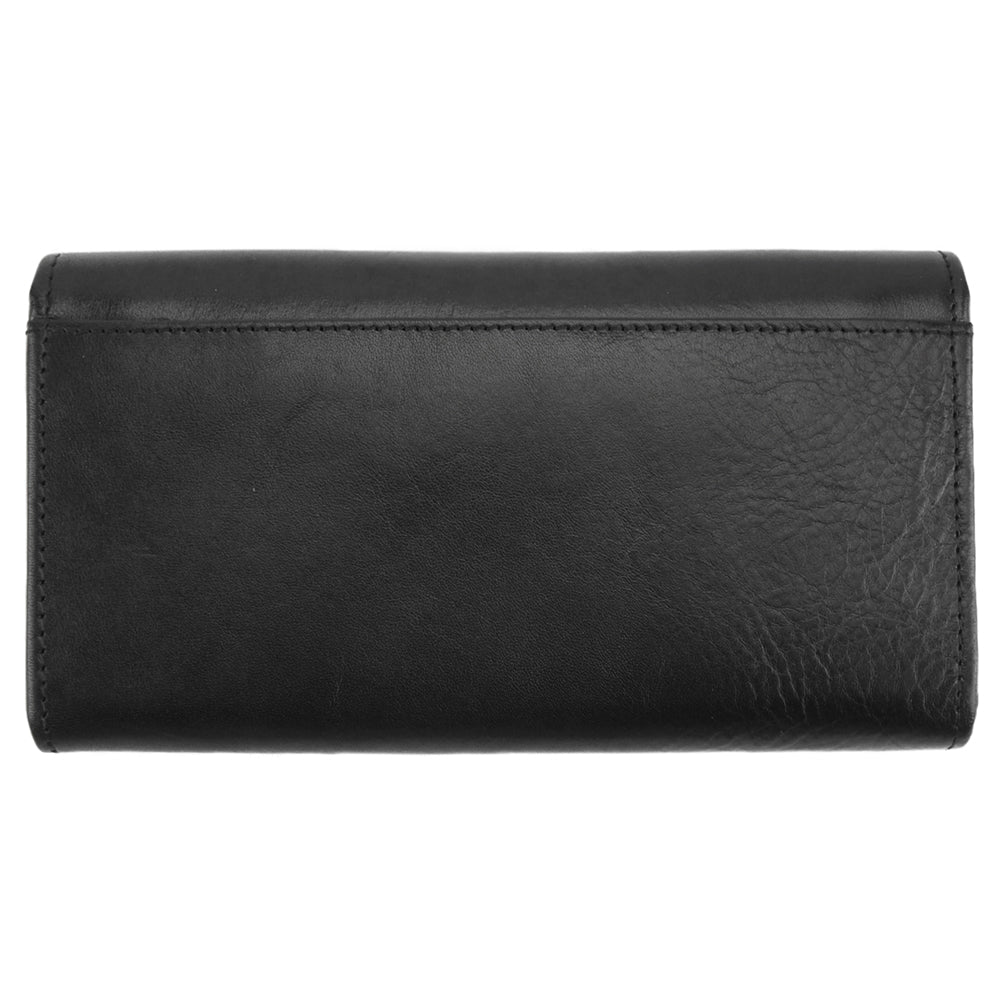 Fashion Forward Women's Wallet in cow leather - Carlotta - Leather Italiano