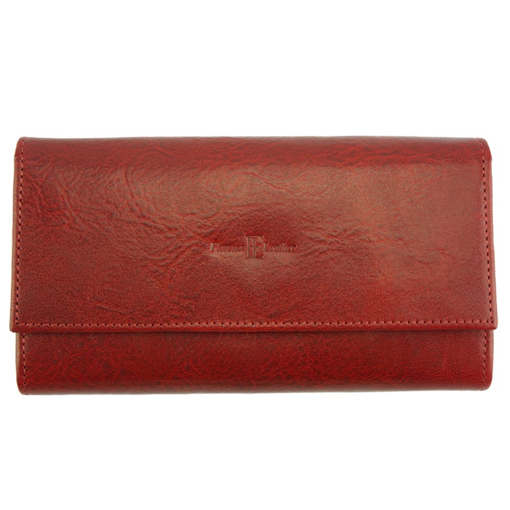 Fashion Forward Women's Wallet in cow leather - Carlotta - Leather Italiano