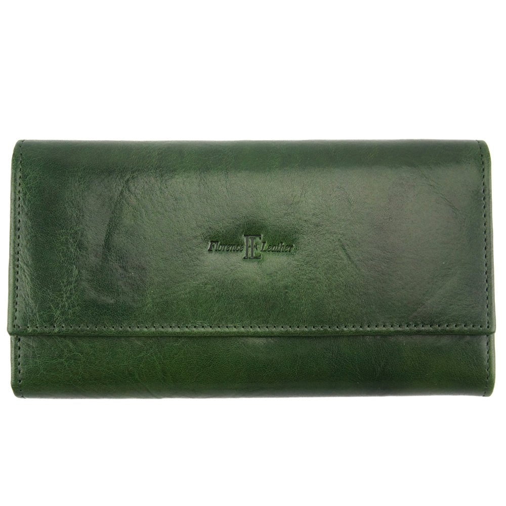 Fashion Forward Women's Wallet in cow leather - Carlotta - Leather Italiano