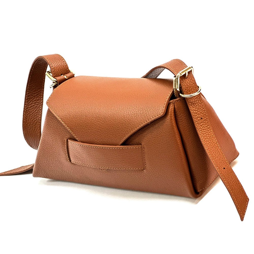 Favorite Italian Leather Cross - Body Bag for Women | Everyday Minimalist Handbag - Leather Italiano
