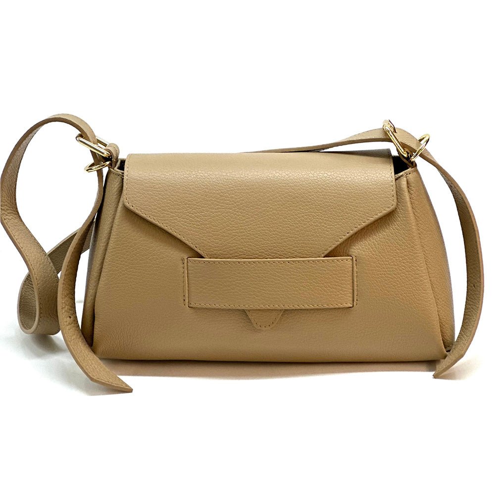 Favorite Italian Leather Cross - Body Bag for Women | Everyday Minimalist Handbag - Leather Italiano