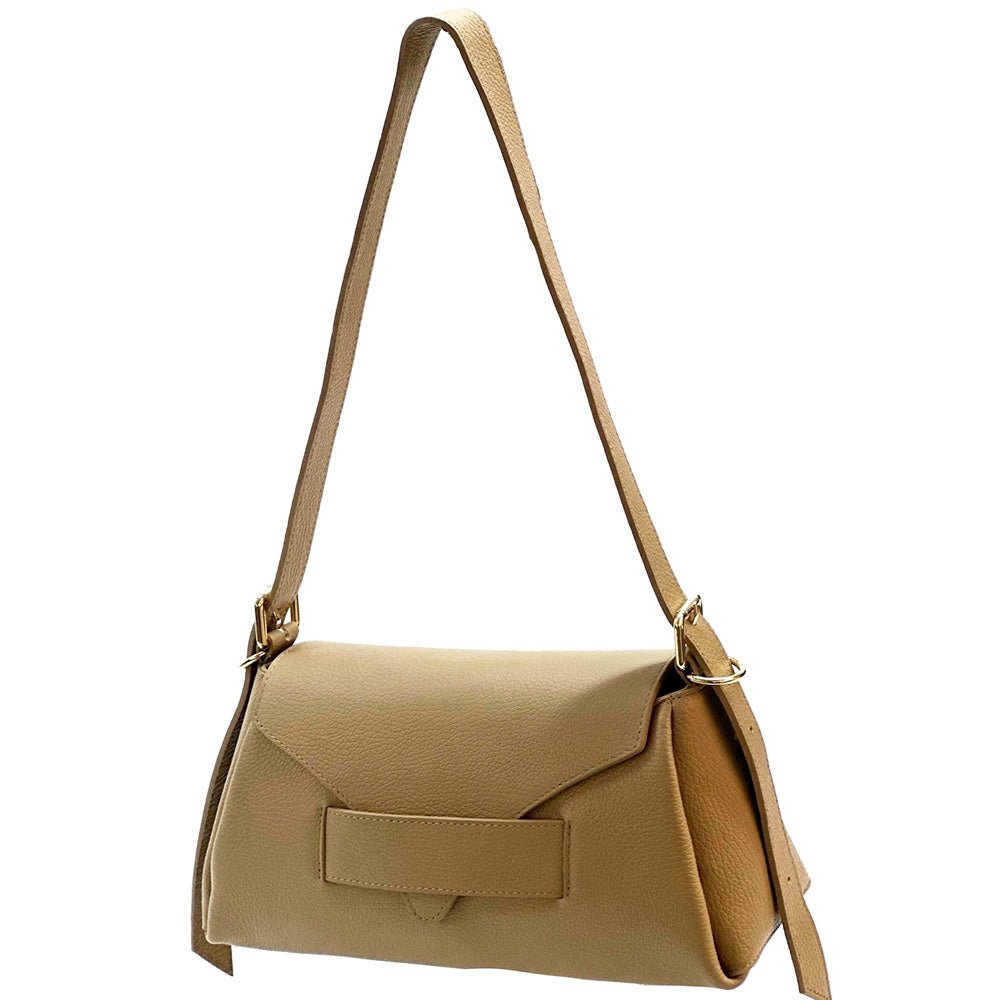 Favorite Italian Leather Cross - Body Bag for Women | Everyday Minimalist Handbag - Leather Italiano