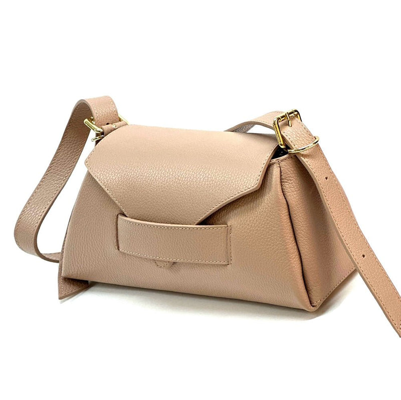 Favorite Italian Leather Cross - Body Bag for Women | Everyday Minimalist Handbag - Leather Italiano