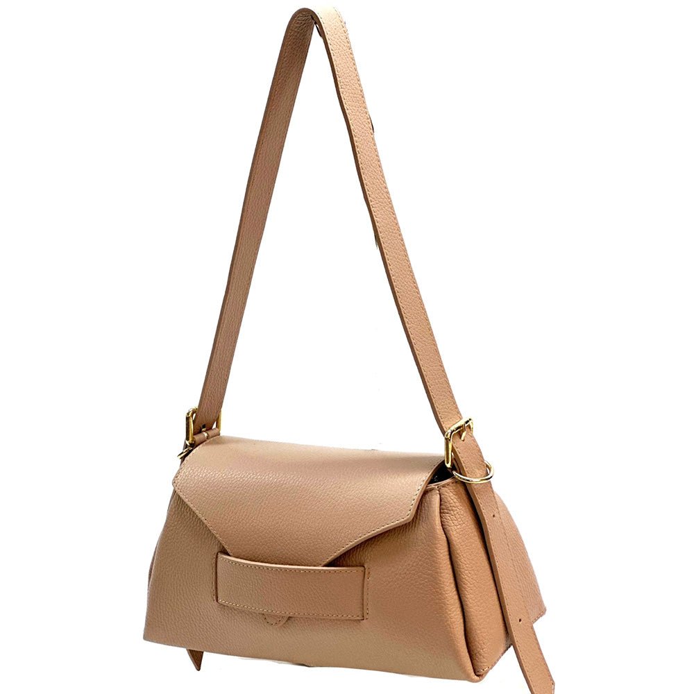 Favorite Italian Leather Cross - Body Bag for Women | Everyday Minimalist Handbag - Leather Italiano